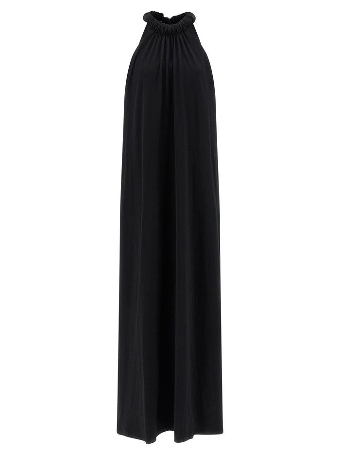 Floor Lenght dress Black Cotton