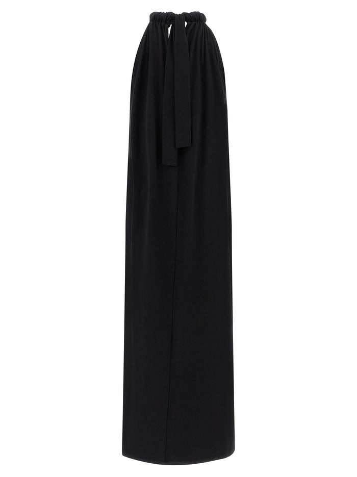 Floor Lenght dress Black Cotton