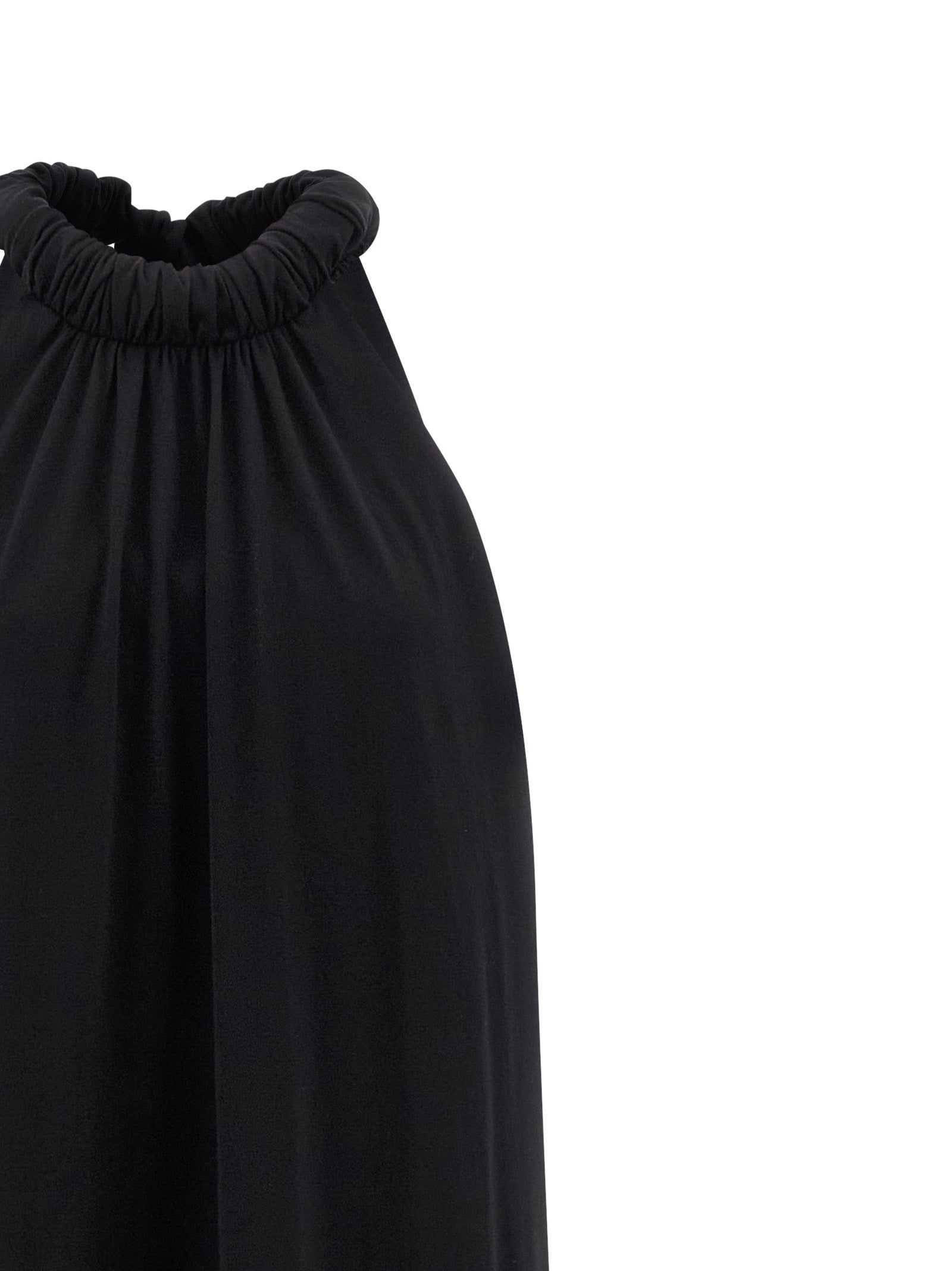 Floor Lenght dress Black Cotton