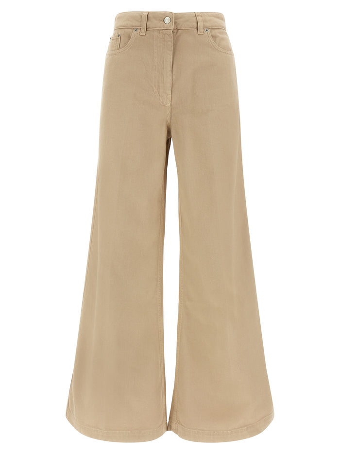 Tilda pants Beige Cotton