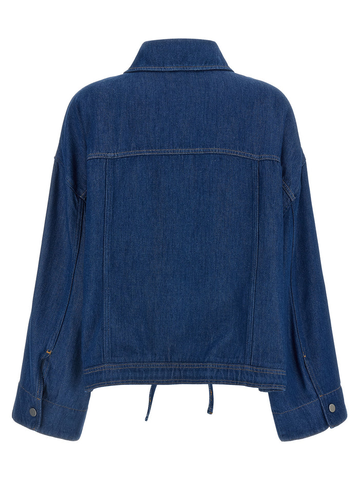 Blake denim jacket Blue Tencel Down Jacket, Parka, Casual
