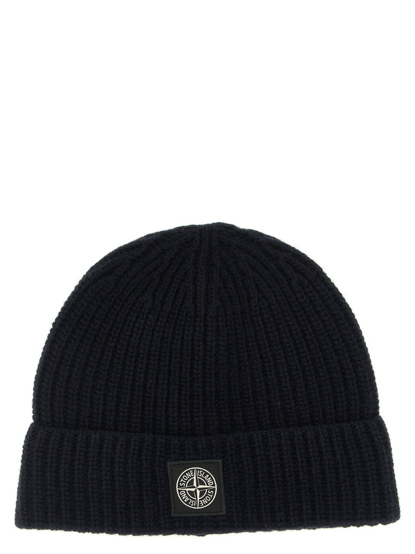 Blue Virgin Wool Beanie Accessory