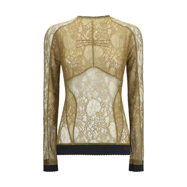 Bicolor Polyamide Blouse