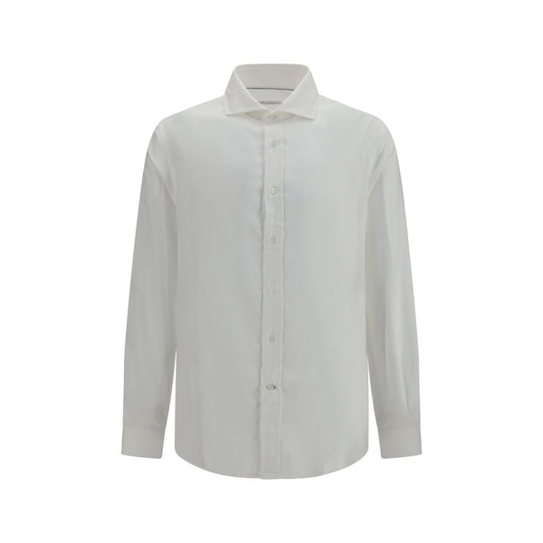 White Cotton Dress Shirt