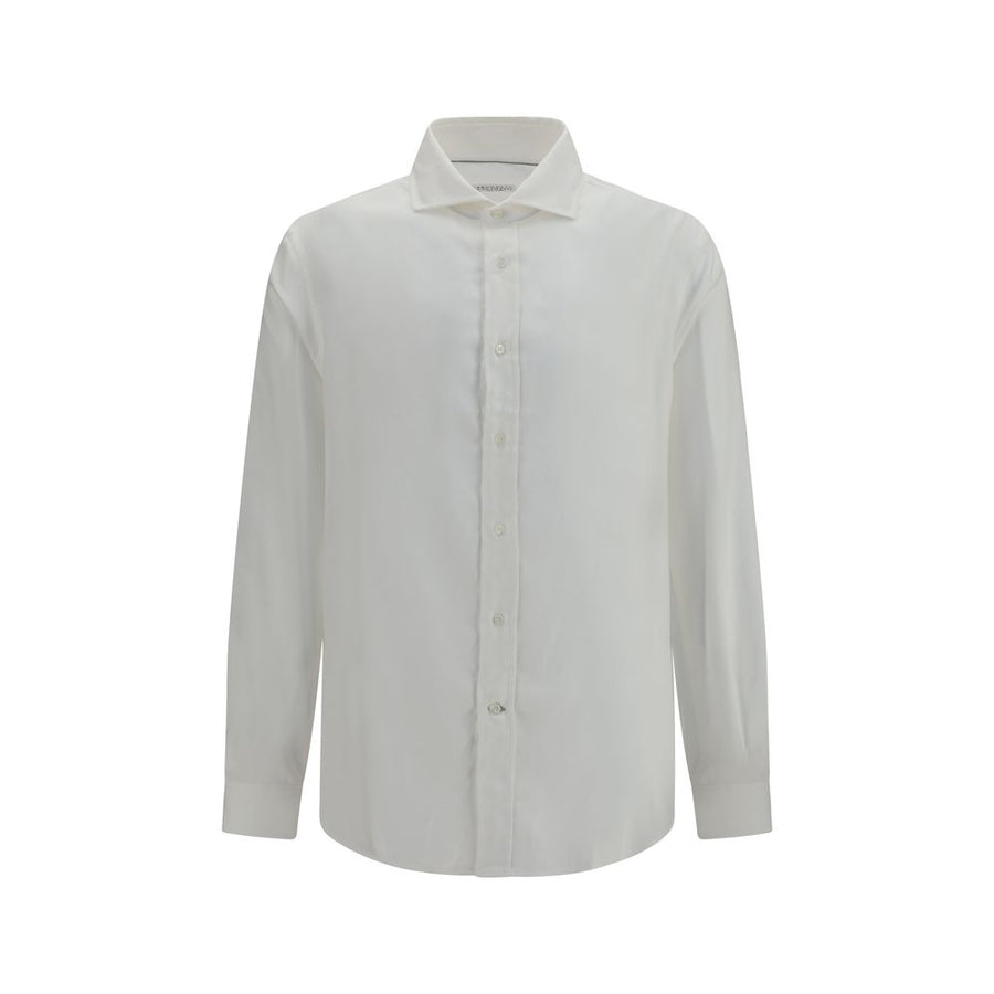 White Cotton Dress Shirt