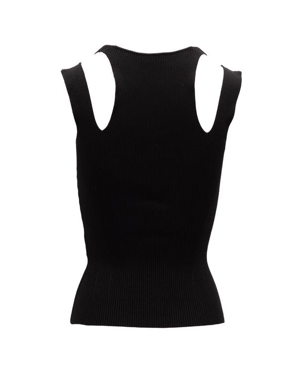Women Viscose Top Black