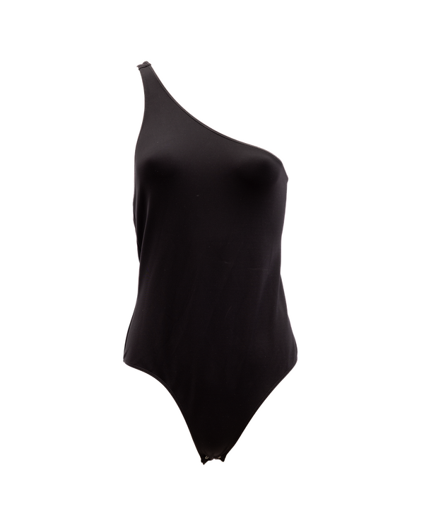 Black Women Polyamide Bodysuit T-shirts