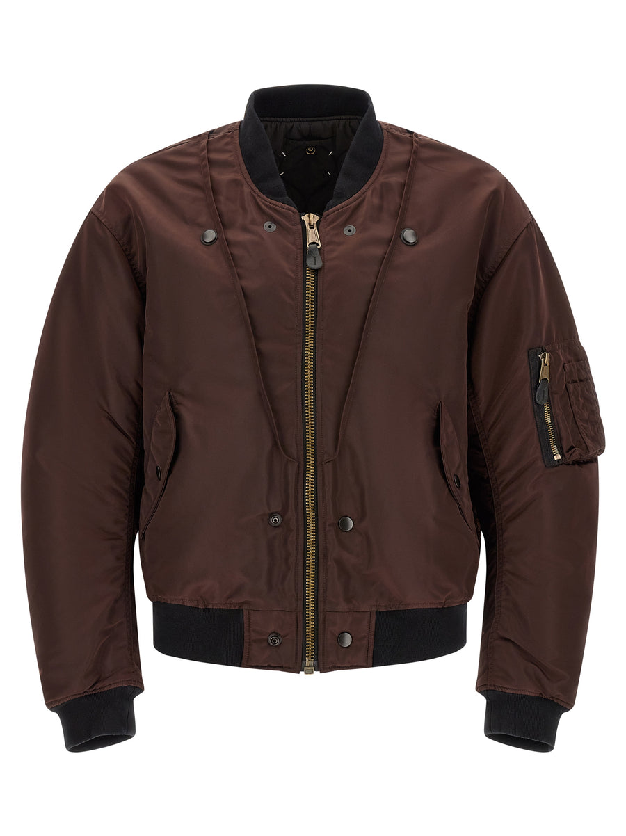 Multicolor Polyamide Bomber Clothing