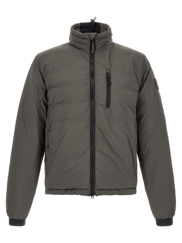 Bicolor Polyamide Full-Length Jacket Clothing