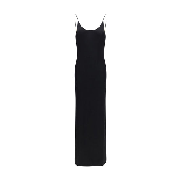 Black Viscose Casual Dress