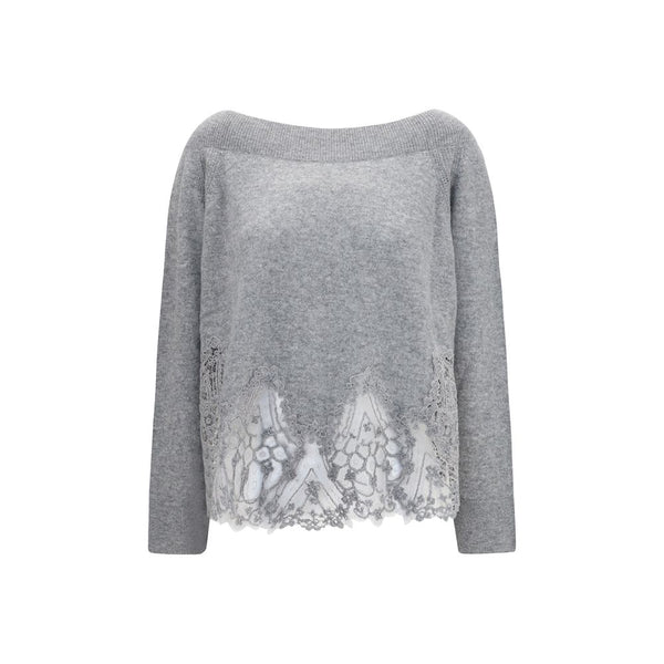 Gray Cashmere Sweater Clothing