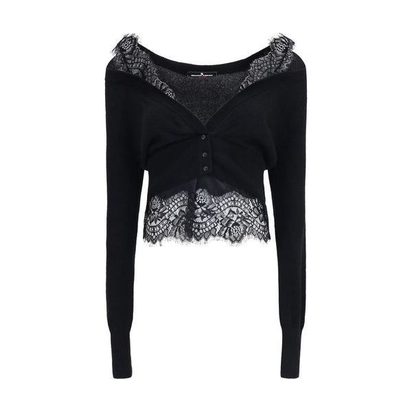 Black Cashmere Cardigan Clothing