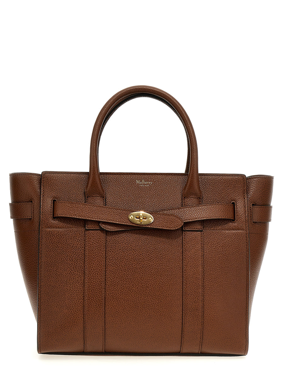 Brown Bovine Leather Tote Bag