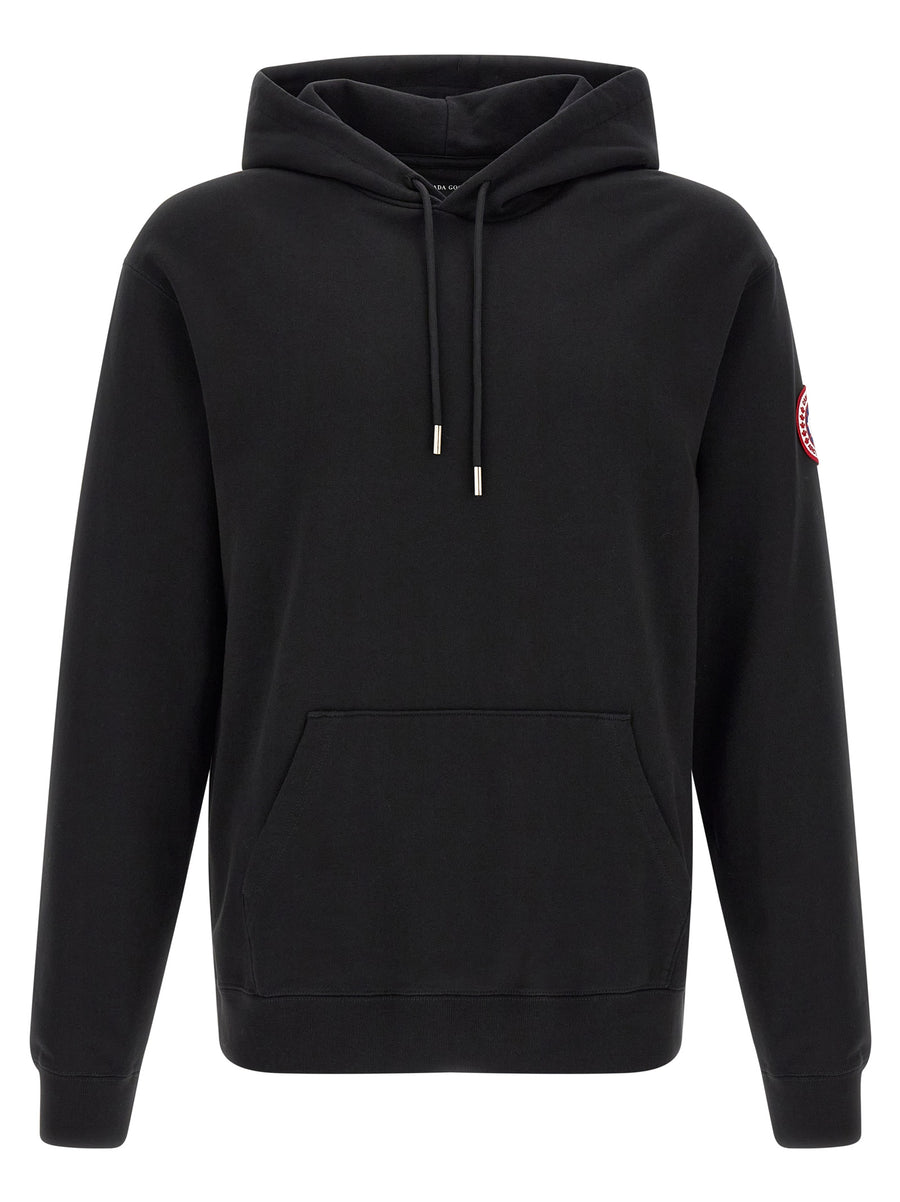Black Cotton Sweatshirt Clothing