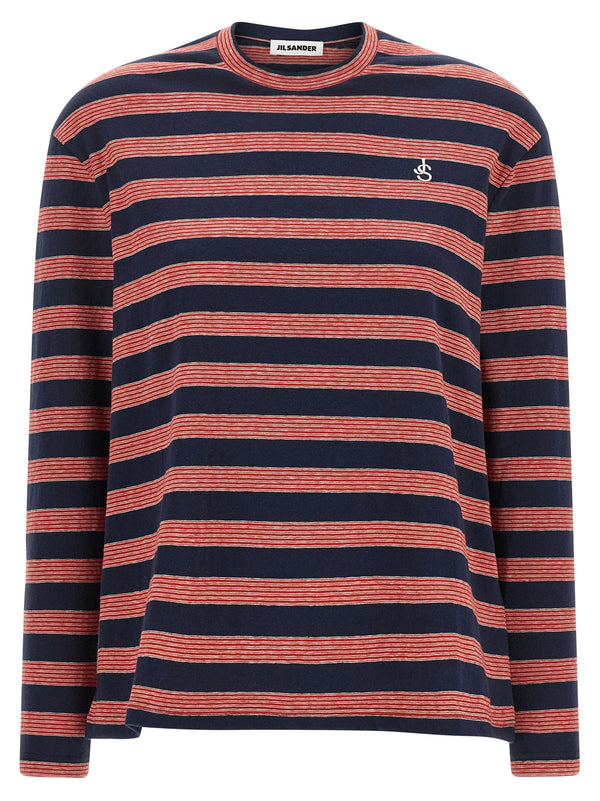 Multicolor Cotton Long Sleeve T-Shirt
