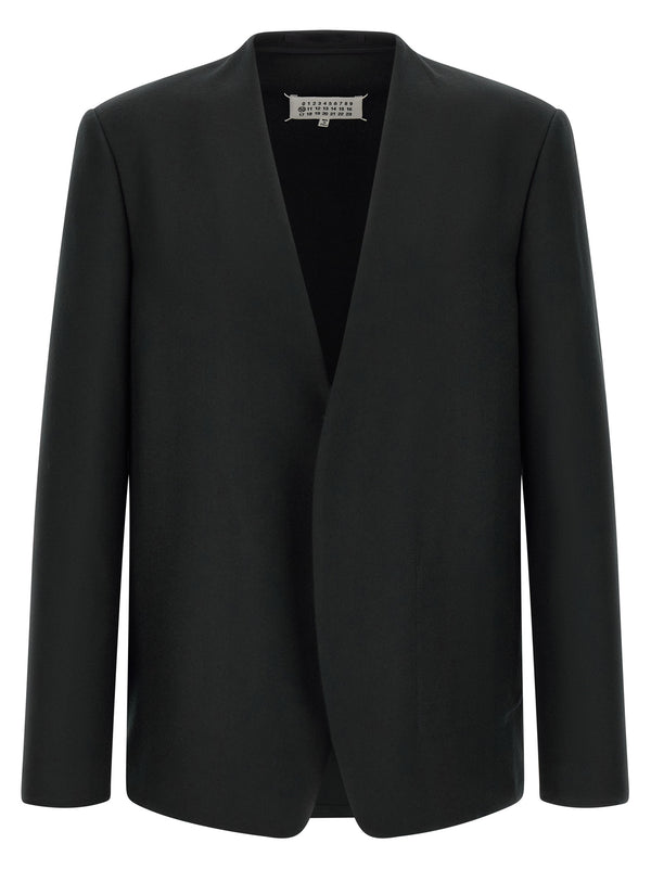 Black Virgin Wool Blazer Clothing