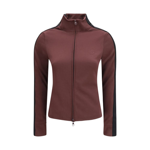 Bordeaux Polyester Sweatshirt Clothing