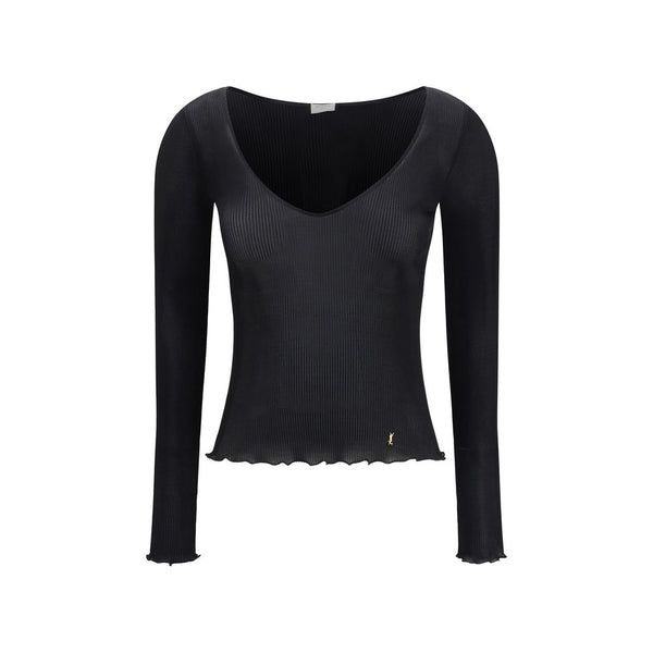 Black Silk Blouse