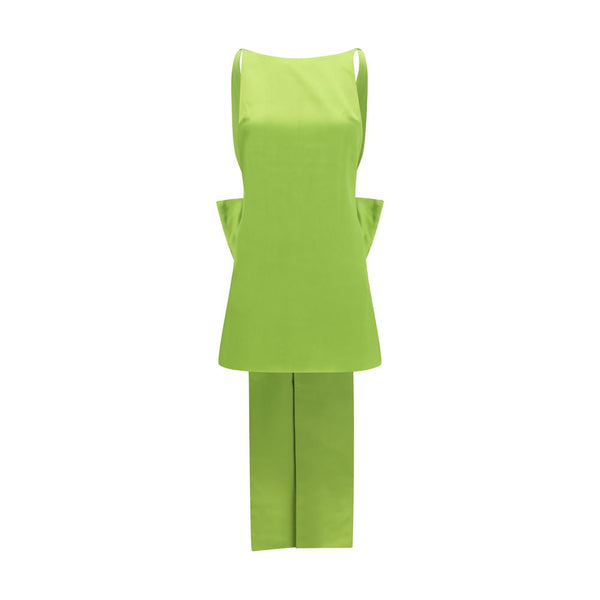 Bicolor Polyester Casual Dress