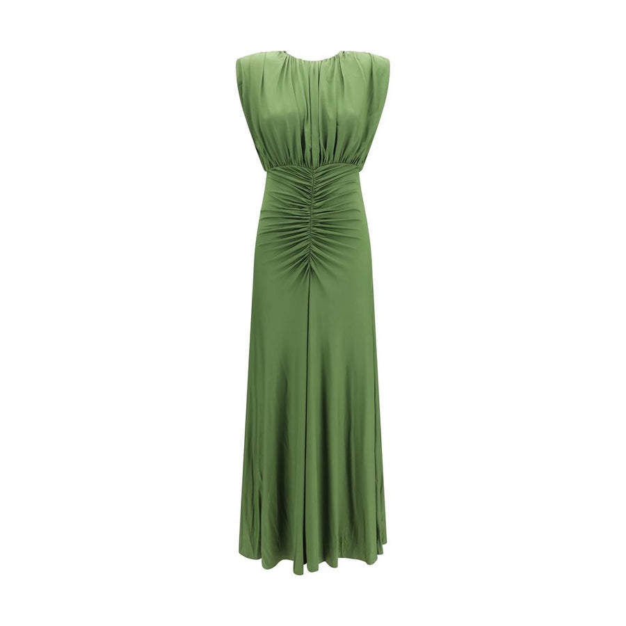 Bicolor Viscose Casual Dress