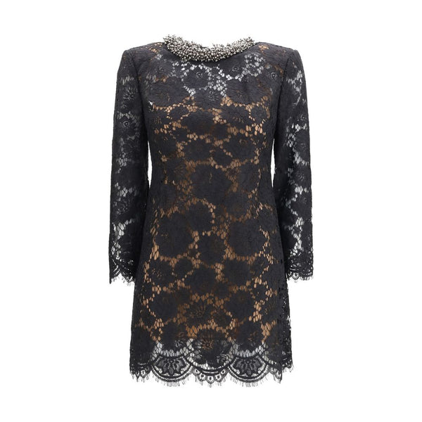 Black Polyamide Casual Dress