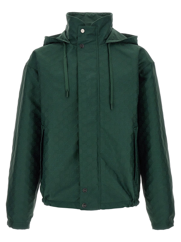 Bicolor Cotton Shell Jacket Clothing