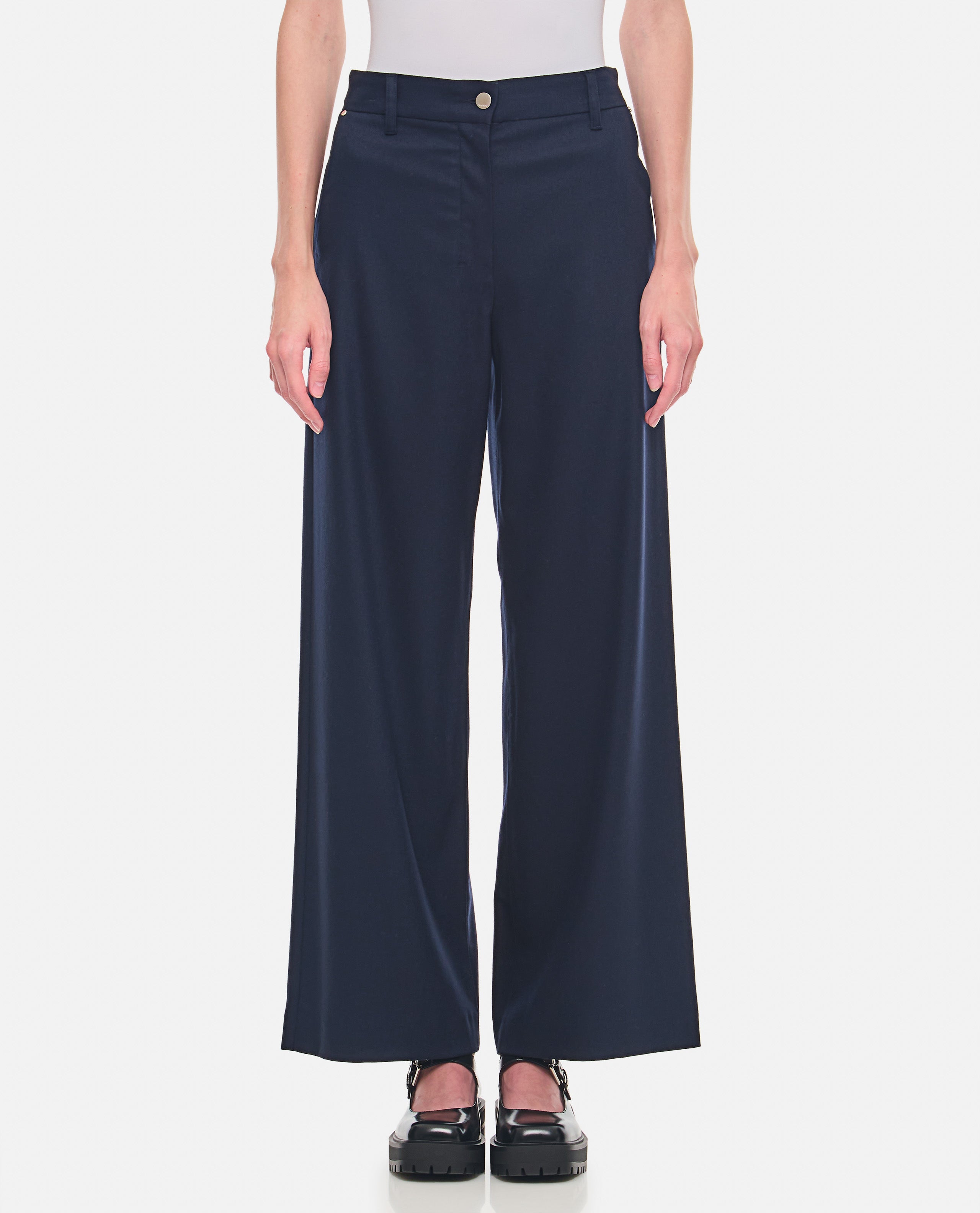 S Max Mara RTW Blue Wv Ea