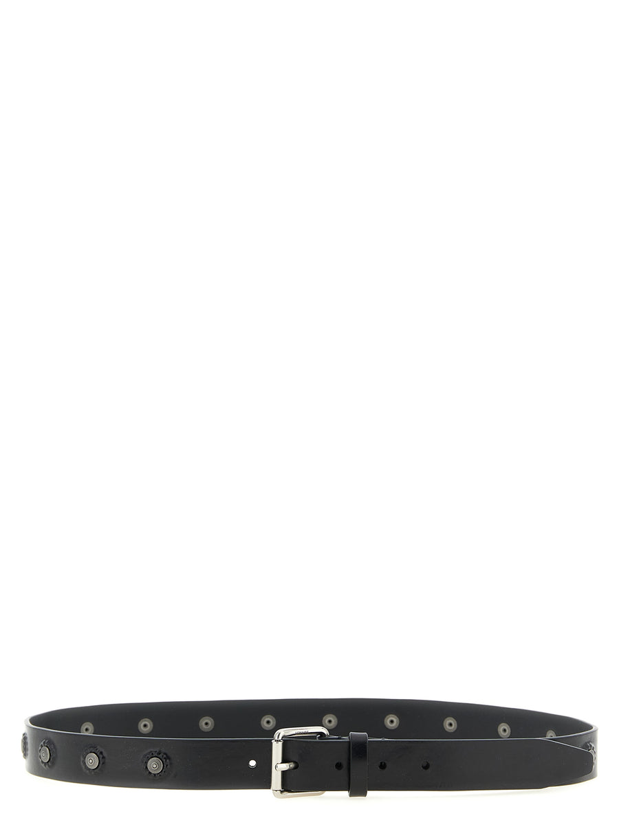 Black Calfskin Regular Belt