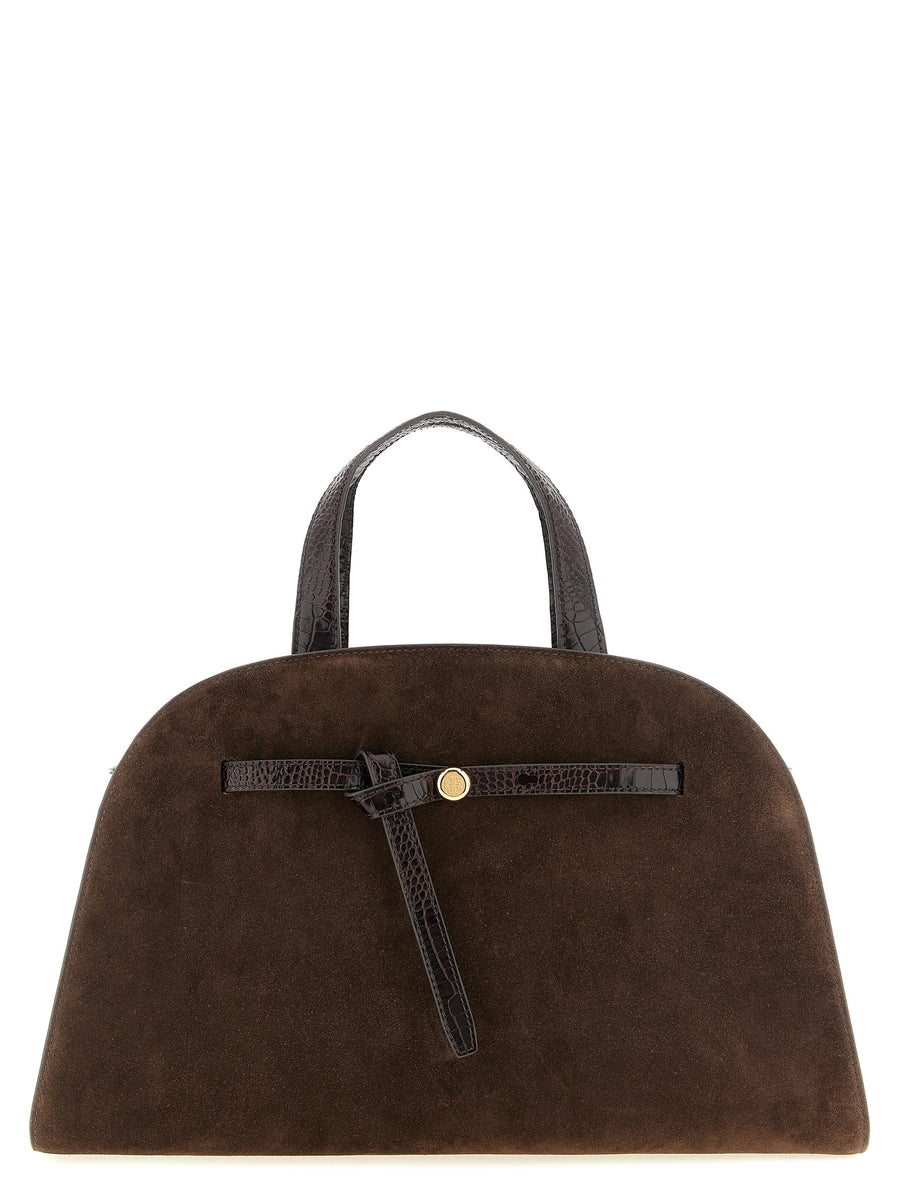 Brown Bovine Leather Crossbody Bag