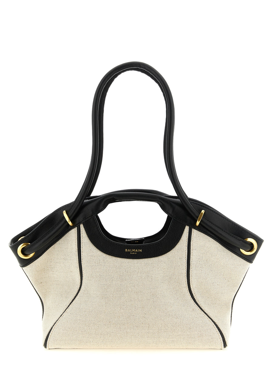Bicolor Cotton Tote Bag