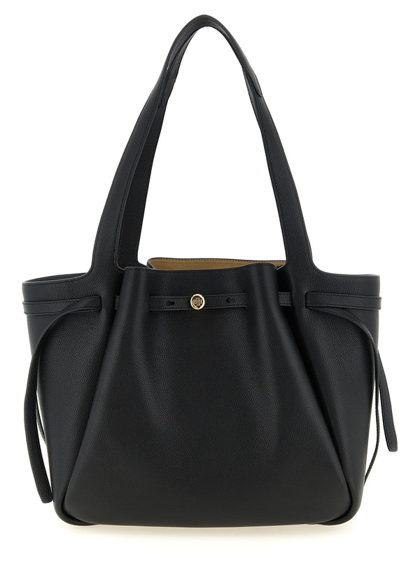 Black Cowhide Tote Bag
