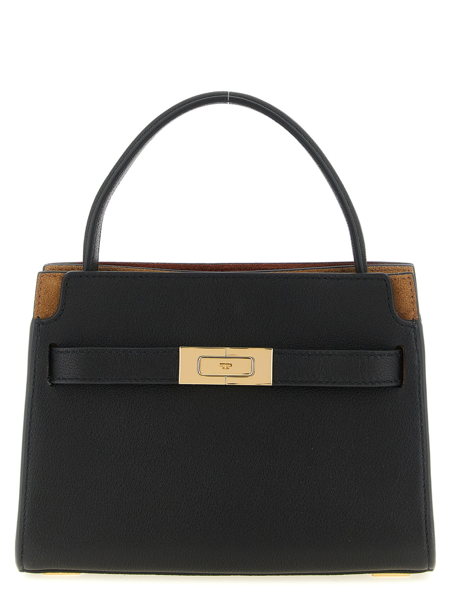Black Lambskin Crossbody Bag