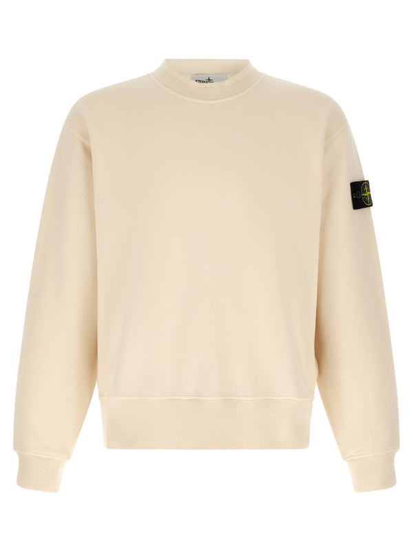 White Cotton Sweatshirt Clothing