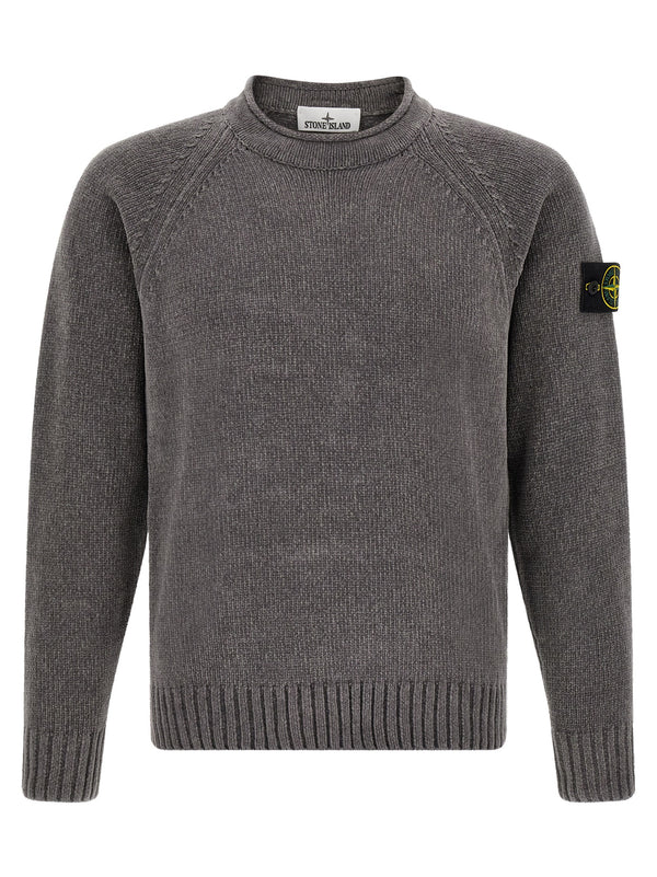 Gray Cotton Cardigan Clothing