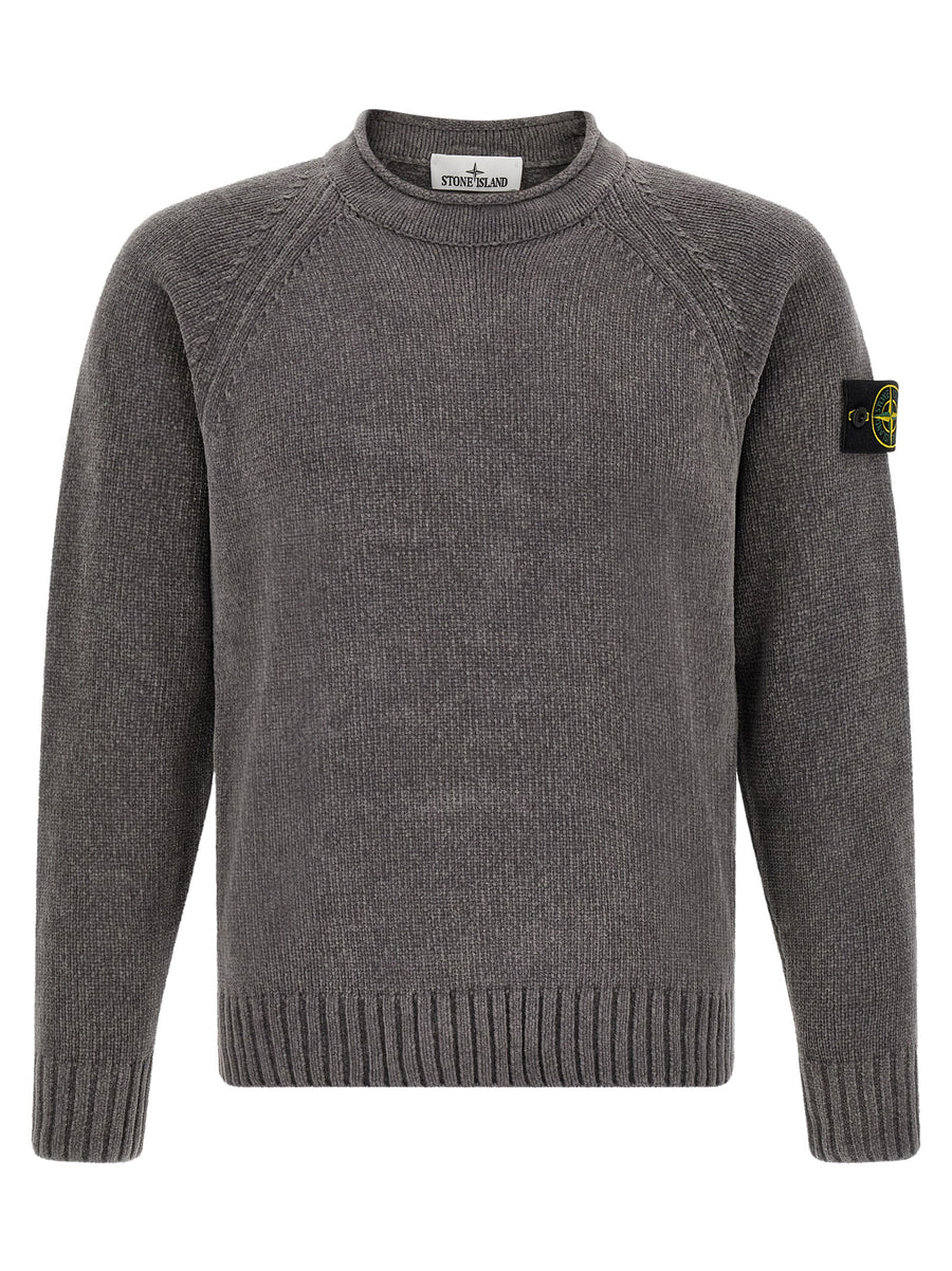 Gray Cotton Cardigan Clothing