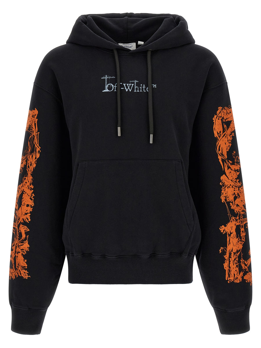 Black Cotton Sweatshirt Clothing