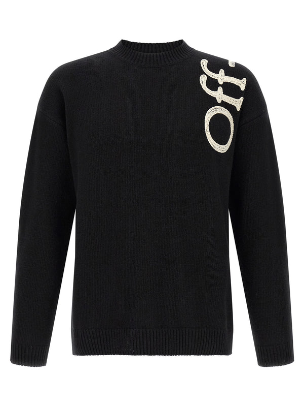 Bicolor Wool Cardigan Clothing