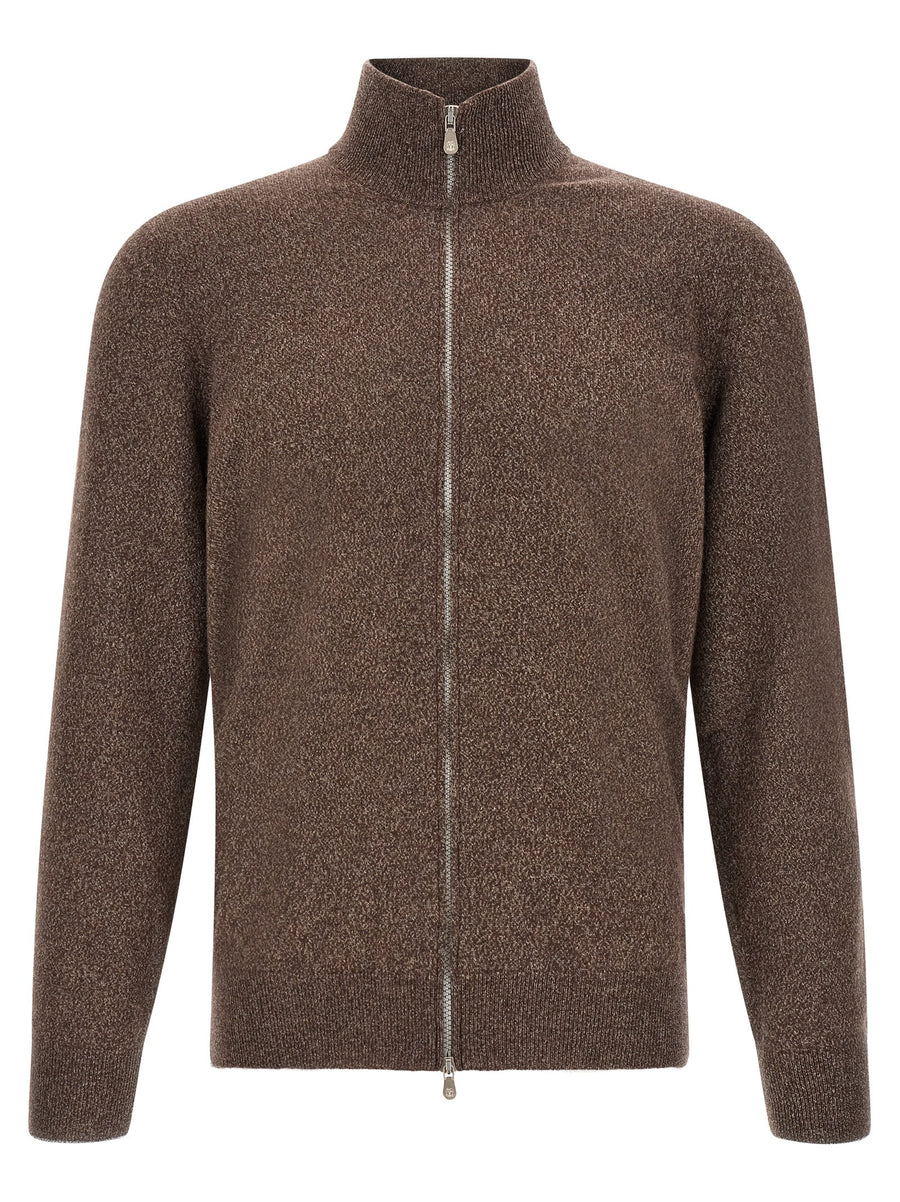 Brown Cashmere Cardigan Clothing