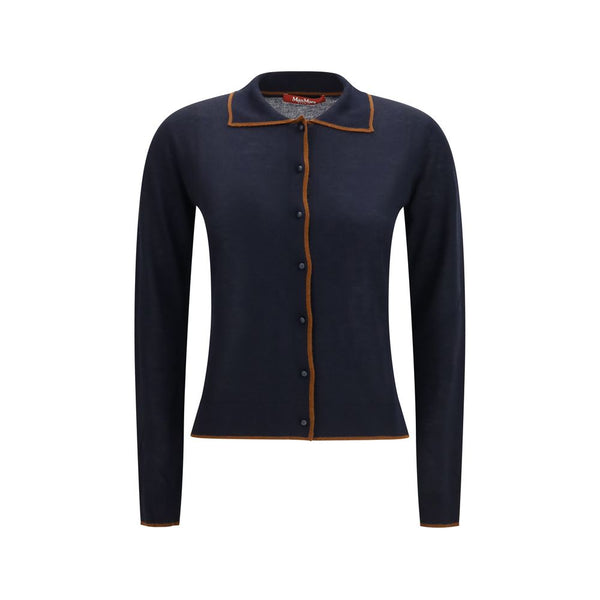 Blue Silk Cardigan Clothing