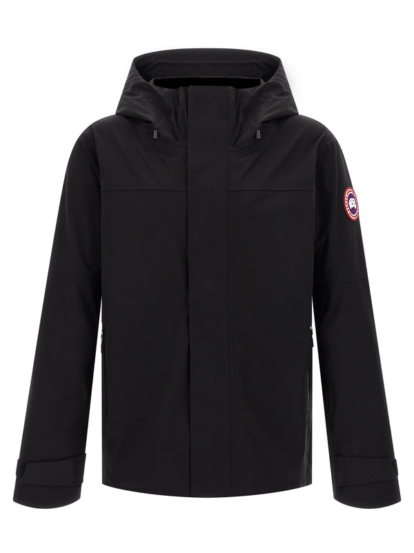 Black Polyamide Shell Jacket Clothing