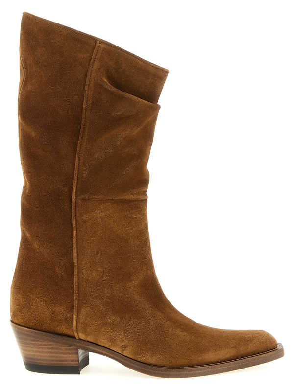 Brown Calfskin Chelsea Boots