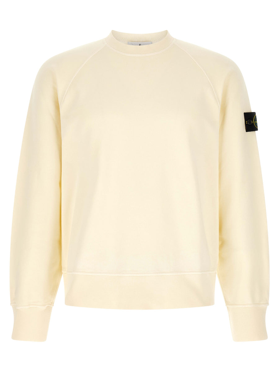 White Cotton Sweatshirt Clothing