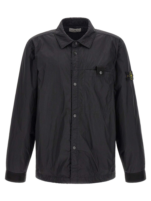 Black Polyamide Shell Jacket Clothing
