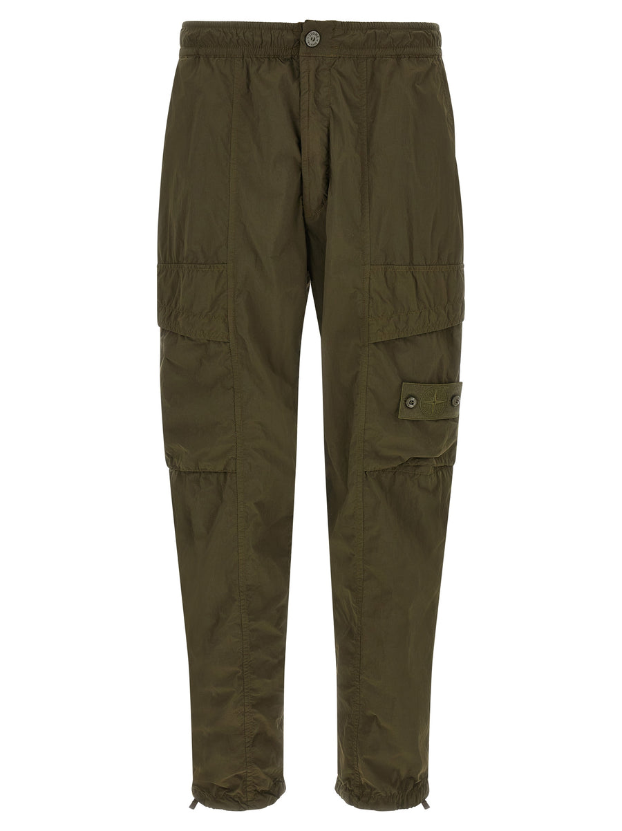 Bicolor Polyamide Cargo Pants