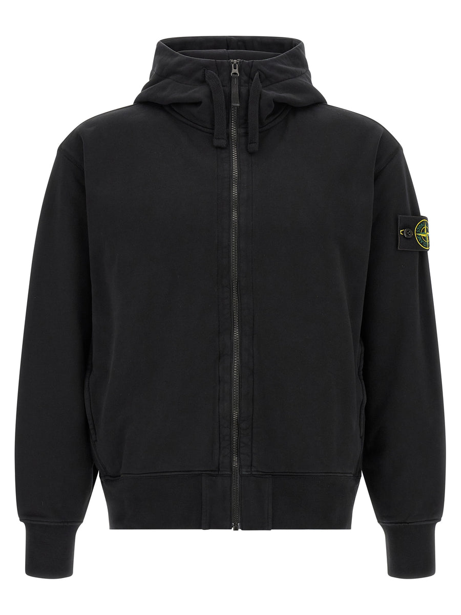 Black Cotton Sweatshirt Clothing