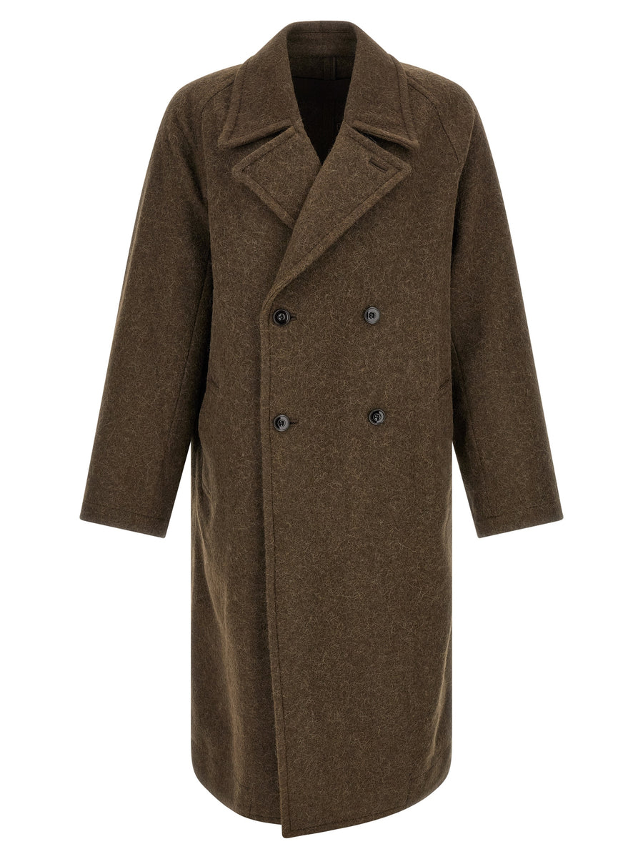 Brown Wool Coat Clothing