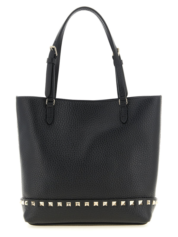 Black Calfskin Shoulder Bag