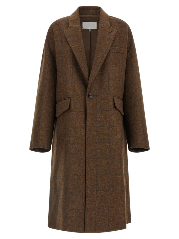 Brown Wool Coat Clothing