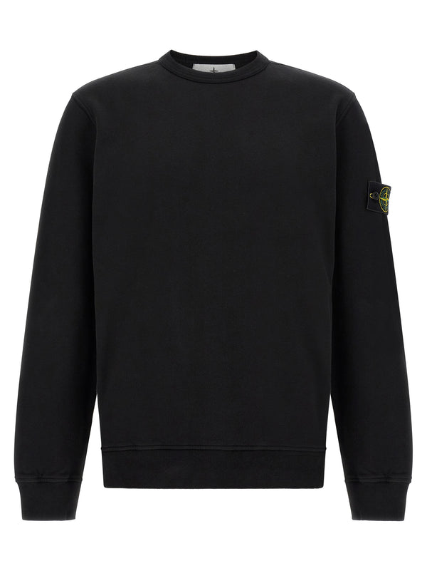 Black Cotton Sweatshirt Clothing
