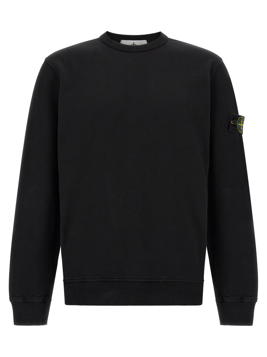 Black Cotton Sweatshirt Clothing